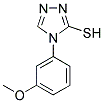 4-(3-METHOXYPHENYL)-4H-1,2,4-TRIAZOLE-3-THIOL Struktur