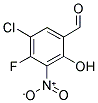 5-CHLORO-4-FLUORO-2-HYDROXY-3-NITRO-BENZALDEHYDE Struktur