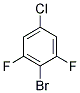 2-BROMO-5-CHLORO-1,3-DIFLUOROBENZENE Struktur