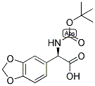 (R)-BENZO[1,3]DIOXOL-5-YL-TERT-BUTOXYCARBONYLAMINO-ACETIC ACID Struktur