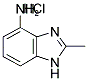 2-METHYL-1H-BENZIMIDAZOL-4-AMINE HYDROCHLORIDE Struktur