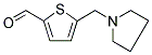 5-(1-PYRROLIDINYLMETHYL)-2-THIOPHENECARBALDEHYDE Struktur