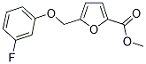 METHYL 5-[(3-FLUOROPHENOXY)METHYL]-2-FUROATE Struktur