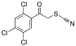 1-(2,4,5-TRICHLOROPHENYL)-2-THIOCYANATOETHANONE Struktur