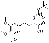 (R)-2-TERT-BUTOXYCARBONYLAMINO-4-(3,4,5-TRIMETHOXY-PHENYL)-BUTYRIC ACID Struktur