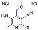 5-AMINO-2-CHLORO-3-CYANO-4-METHOXYMETHYL-6-METHYLPYRIDINE DIHYDROCHLORIDE Struktur