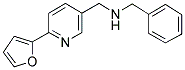 N-BENZYL(6-(FURAN-2-YL)PYRIDIN-3-YL)METHANAMINE Struktur