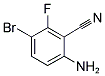 2-AMINO-5-BROMO-6-FLUOROBENZONITRILE Struktur