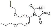 1-(3,4-DIPROPOXYPHENYL)IMIDAZOLIDINE-2,4,5-TRIONE Struktur