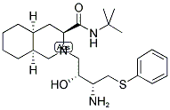 [3S-(3R,4AR,8AR,2'S,3'S)]-2-[3'-AMINO-2'-HYDROXY-4'-(PHENYL)THIO]BUTYLDECAHYDROISOQUINOLINE-3-N-T-BUTYLCARBOXAMIDE Struktur