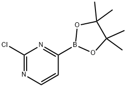 2-CHLOROPYRIMIDINE-4-BORONIC ACID PINACOL ESTER Struktur