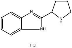 2-PYRROLIDIN-2-YL-1H-BENZIMIDAZOLE DIHYDROCHLORIDE Struktur