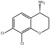 (R)-7,8-DICHLORO-CHROMAN-4-YLAMINE Struktur