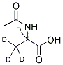 N-ACETYL-DL-ALANINE-2,3,3,3-D4 Struktur