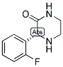 (R)-3-(2-FLUORO-PHENYL)-PIPERAZIN-2-ONE Struktur