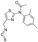 N-(2,4-DIMETHYLPHENYL)-N-[4-(ISOTHIOCYANATOMETHYL)-1,3-THIAZOL-2-YL]ACETAMIDE Struktur