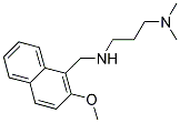 N'-[(2-METHOXY-1-NAPHTHYL)METHYL]-N,N-DIMETHYLPROPANE-1,3-DIAMINE Struktur