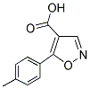 5-P-TOLYL-ISOXAZOLE-4-CARBOXYLIC ACID Struktur