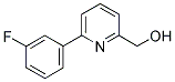 [6-(3-FLUOROPHENYL)PYRIDIN-2-YL]METHANOL Struktur