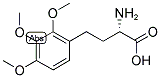 (S)-2-AMINO-4-(2,3,4-TRIMETHOXY-PHENYL)-BUTYRIC ACID Struktur