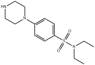 N,N-DIETHYL-4-PIPERAZIN-1-YL-BENZENESULFONAMIDE Struktur