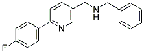 N-BENZYL-1-[6-(4-FLUOROPHENYL)PYRIDIN-3-YL]METHANAMINE Struktur