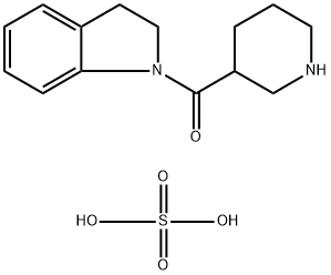 1-(PIPERIDIN-3-YLCARBONYL)INDOLINE, SULFATE Struktur