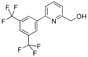 (6-[3,5-BIS(TRIFLUOROMETHYL)PHENYL]PYRIDIN-2-YL)METHANOL Struktur