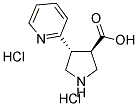 (TRANS)-4-(2-PYRIDINYL)-PYRROLIDINE-3-CARBOXYLIC ACID-2HCL Struktur