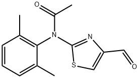 N-(2,6-DIMETHYLPHENYL)-N-(4-FORMYL-1,3-THIAZOL-2-YL)ACETAMIDE Struktur