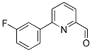 6-(3-FLUOROPHENYL)PYRIDINE-2-CARBALDEHYDE Struktur