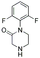 1-(2,6-DIFLUORO-PHENYL)-PIPERAZIN-2-ONE Struktur