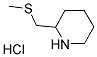 2-[(METHYLSULFANYL)METHYL]PIPERIDINE HYDROCHLORIDE Struktur