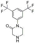 1-(3,5-BIS-TRIFLUOROMETHYL-PHENYL)-PIPERAZIN-2-ONE Struktur