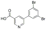 5-(3,5-DIBROMOPHENYL)NICOTINIC ACID Struktur