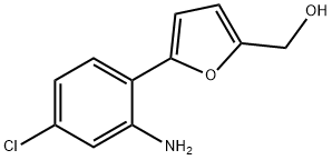 [5-(2-AMINO-4-CHLORO-PHENYL)-FURAN-2-YL]-METHANOL Struktur