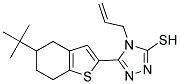 4-ALLYL-5-(5-TERT-BUTYL-4,5,6,7-TETRAHYDRO-1-BENZOTHIEN-2-YL)-4H-1,2,4-TRIAZOLE-3-THIOL Struktur