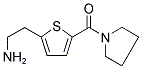 2-[5-(1-PYRROLIDINYLCARBONYL)-2-THIENYL]ETHYLAMINE Struktur