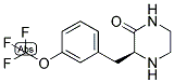 (S)-3-(3-TRIFLUOROMETHOXY-BENZYL)-PIPERAZIN-2-ONE Struktur