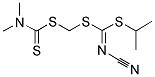 [(N,N-DIMETHYLDITHIOCARBAMOYL)METHYL] ISOPROPYL CYANOCARBONIMIDODITHIONATE Struktur