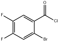 2-BROMO-4,5-DIFLUOROBENZOYL CHLORIDE Struktur