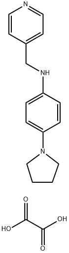 PYRIDIN-4-YLMETHYL-(4-PYRROLIDIN-1-YL-PHENYL)-AMINE OXALATE Struktur