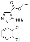 ETHYL 5-AMINO-1-(2,3-DICHLOROPHENYL)PYRAZOLE-4-CARBOXYLATE Struktur