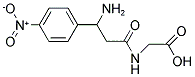 [3-AMINO-3-(4-NITROPHENYL)PROPIONYLAMINO] ACETIC ACID Struktur