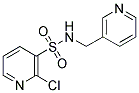 2-CHLORO-PYRIDINE-3-SULFONIC ACID (PYRIDIN-3-YLMETHYL)-AMIDE Struktur