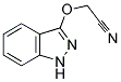 2-(1H-INDAZOL-3-YLOXY)ACETONITRILE Struktur