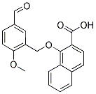 1-[(5-FORMYL-2-METHOXYBENZYL)OXY]-2-NAPHTHOIC ACID Struktur