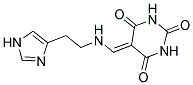 5-({[2-(1H-IMIDAZOL-4-YL)ETHYL]AMINO}METHYLENE)PYRIMIDINE-2,4,6(1H,3H,5H)-TRIONE Struktur