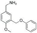 [4-METHOXY-3-(PHENOXYMETHYL)BENZYL]AMINE Struktur