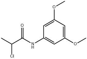 2-CHLORO-N-(3,5-DIMETHOXYPHENYL)PROPANAMIDE Struktur